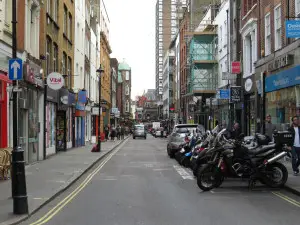 Berwick Street as it is during during the summer of 2015