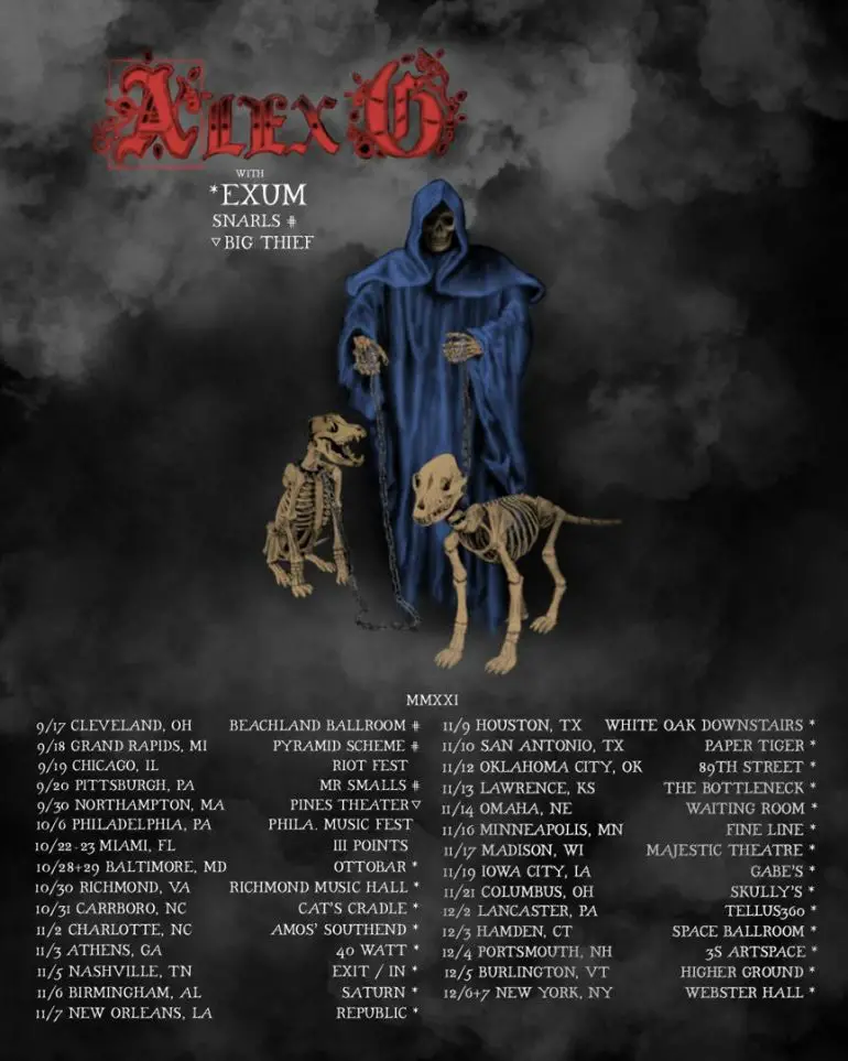 Alex G Tour Poster