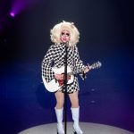 Trixie Mattel performs onstage in San Francisco.