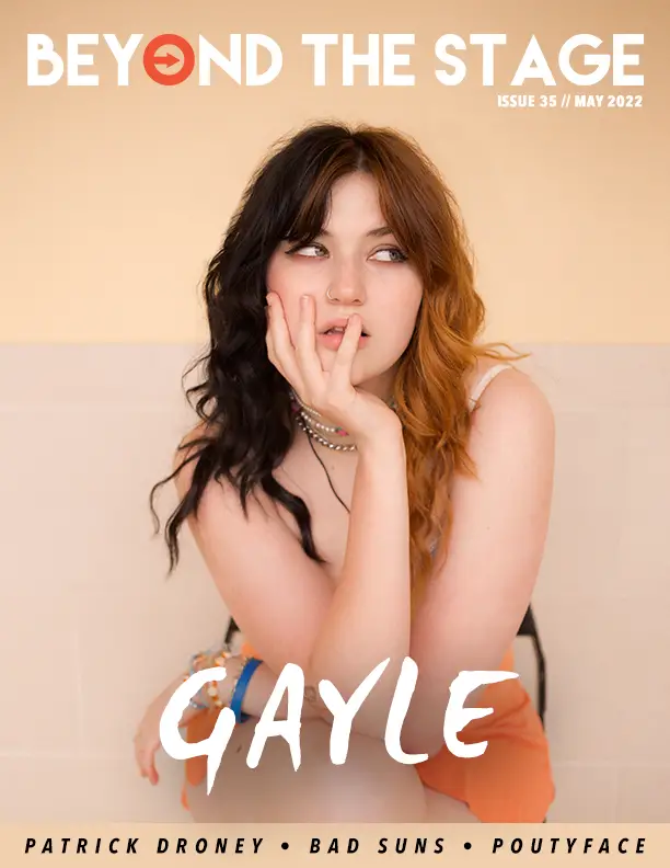 GAYLE on the cover of Beyond The Stage Magazine May 2022