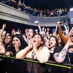 Fans cheer for Snow Tha Product at August Hall in San Francisco.