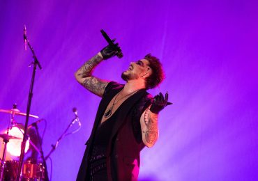 Adam Lambert performs onstage in Oakland, CA at the Paramount Theatre.