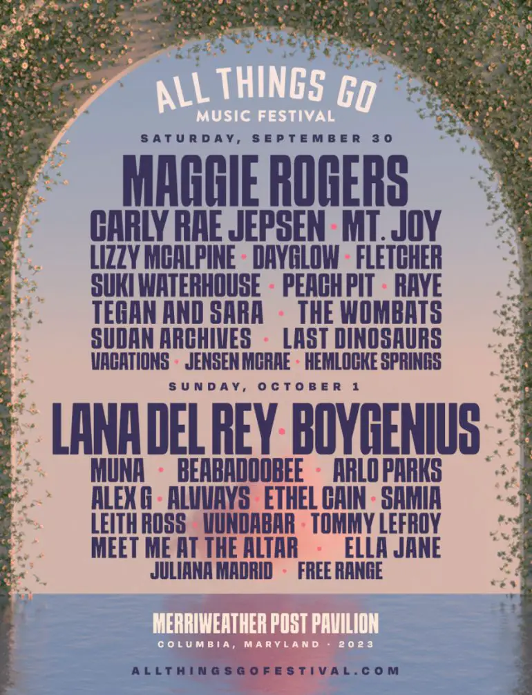 All Things Go Music Festival 2023 Lineup